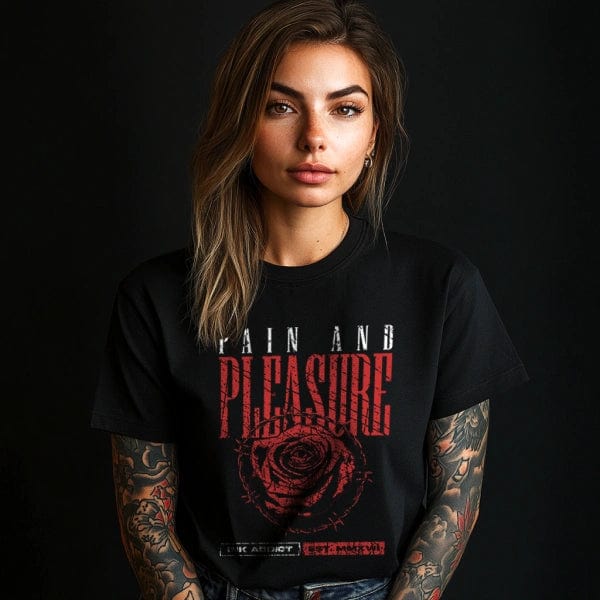 Pain and Pleasure Women's Cropped Tee